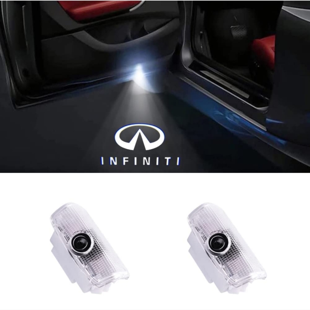 2 Infiniti LED Door Logo Projector Ghost Shadow Lights For G M Q FX EX QX